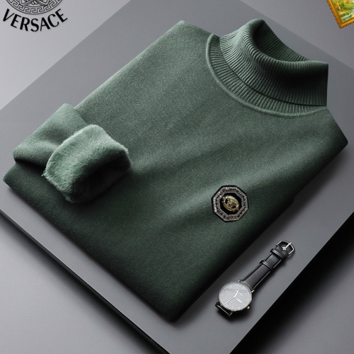 Versace Sweaters Long Sleeved For Men #1045711 $48.00 USD, Wholesale Replica Versace Sweaters