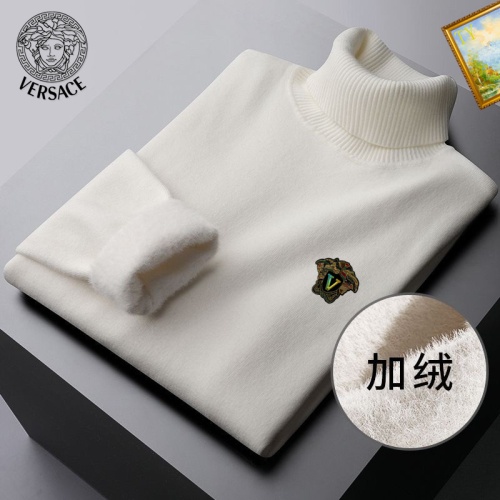 Versace Sweaters Long Sleeved For Men #1045713 $48.00 USD, Wholesale Replica Versace Sweaters