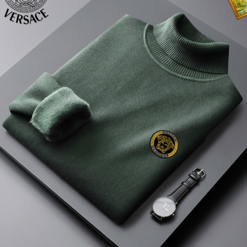 Versace Sweaters Long Sleeved For Men #1045723 $48.00 USD, Wholesale Replica Versace Sweaters