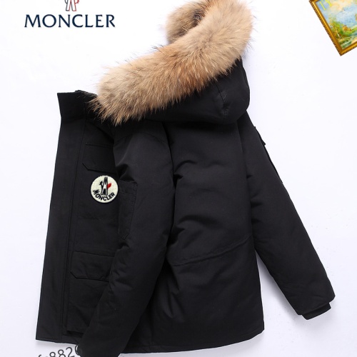 Moncler Down Feather Coat Long Sleeved For Men #1045769 $82.00 USD, Wholesale Replica Moncler Down Feather Coat