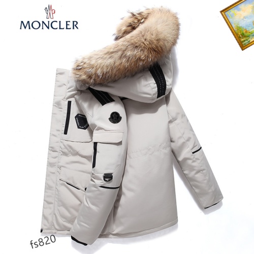 Moncler Down Feather Coat Long Sleeved For Men #1045770 $82.00 USD, Wholesale Replica Moncler Down Feather Coat