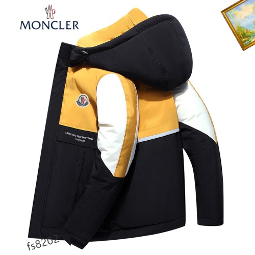 Moncler Down Feather Coat Long Sleeved For Men #1045773 $82.00 USD, Wholesale Replica Moncler Down Feather Coat