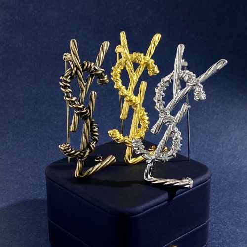 Replica Yves Saint Laurent Brooches #1045813 $34.00 USD for Wholesale