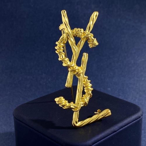 Replica Yves Saint Laurent Brooches #1045815 $34.00 USD for Wholesale