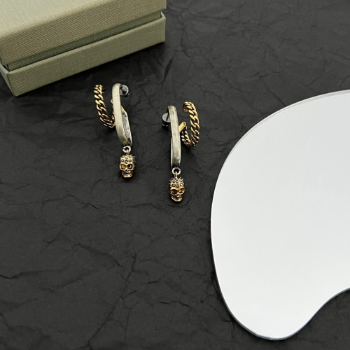 Replica Alexander McQueen Earrings For Women #1045832 $42.00 USD for Wholesale