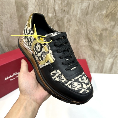 Replica Salvatore Ferragamo Casual Shoes For Men #1046058 $140.00 USD for Wholesale