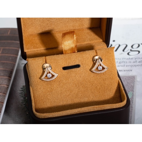 Replica Bvlgari Earrings For Women #1046273 $34.00 USD for Wholesale