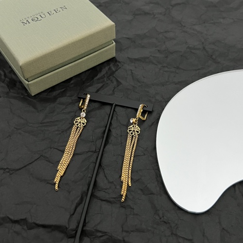 Replica Alexander McQueen Earrings For Women #1046451 $38.00 USD for Wholesale