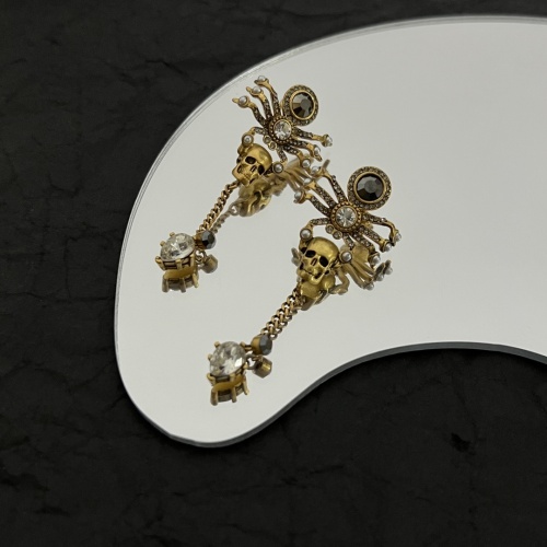 Replica Alexander McQueen Earrings For Women #1046545 $42.00 USD for Wholesale