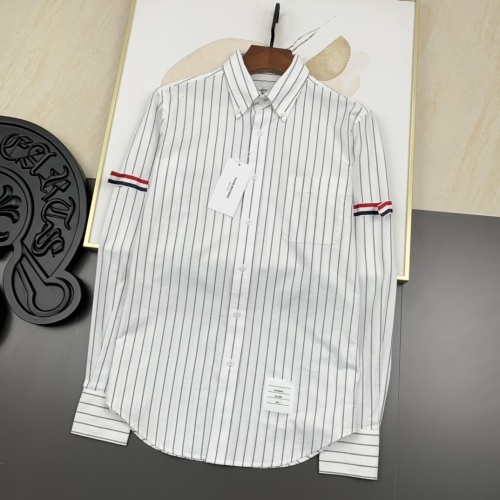 Thom Browne TB Shirts Long Sleeved For Men #1046555 $60.00 USD, Wholesale Replica Thom Browne TB Shirts