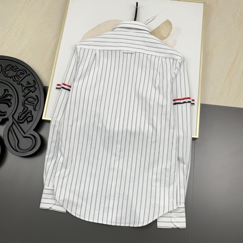 Replica Thom Browne TB Shirts Long Sleeved For Men #1046555 $60.00 USD for Wholesale