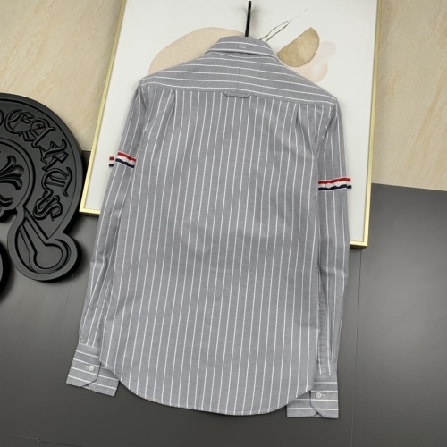 Replica Thom Browne TB Shirts Long Sleeved For Men #1046556 $60.00 USD for Wholesale