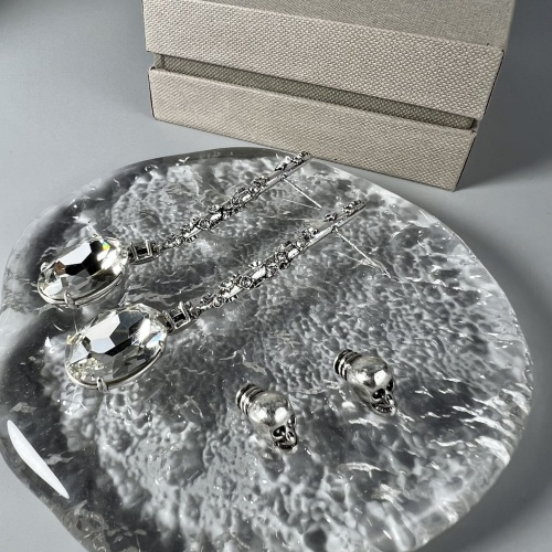 Replica Alexander McQueen Earrings For Women #1046584 $38.00 USD for Wholesale