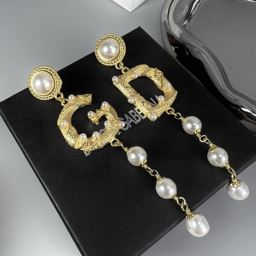 Replica Dolce & Gabbana D&G Earrings For Women #1046586 $39.00 USD for Wholesale