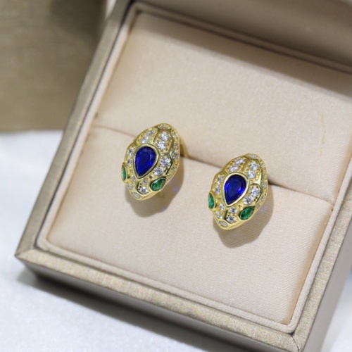 Replica Bvlgari Earrings For Women #1046599 $40.00 USD for Wholesale