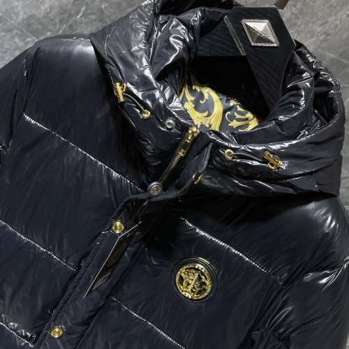 Replica Versace Down Feather Coat Long Sleeved For Men #1046634 $122.00 USD for Wholesale
