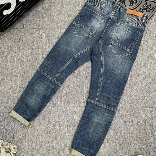 Replica Chrome Hearts Jeans For Men #1046669 $72.00 USD for Wholesale