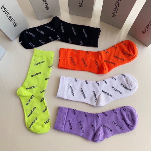 Replica Balenciaga Socks #1046847 $32.00 USD for Wholesale