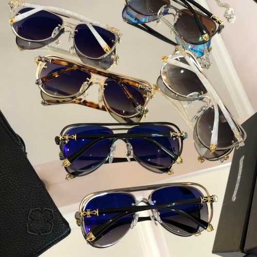 Replica Chrome Hearts AAA Quality Sunglasses #1047479 $60.00 USD for Wholesale
