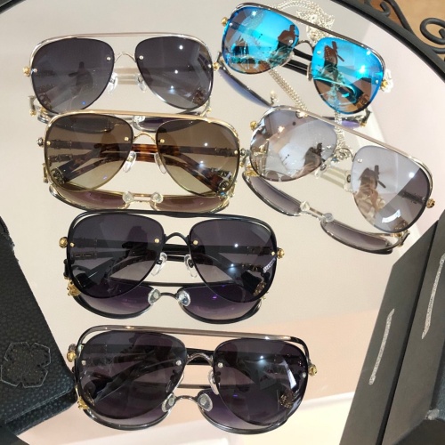 Replica Chrome Hearts AAA Quality Sunglasses #1047480 $60.00 USD for Wholesale