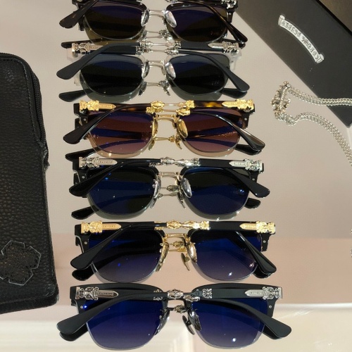 Replica Chrome Hearts AAA Quality Sunglasses #1047502 $72.00 USD for Wholesale