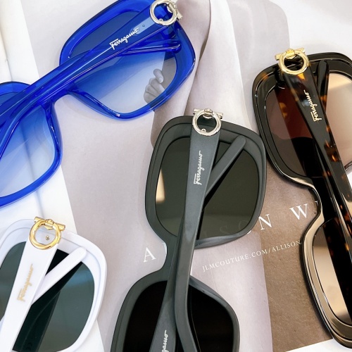 Replica Salvatore Ferragamo AAA Quality Sunglasses #1047711 $60.00 USD for Wholesale