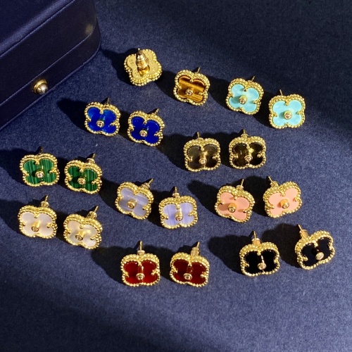 Replica Van Cleef & Arpels Earrings For Women #1048021 $27.00 USD for Wholesale