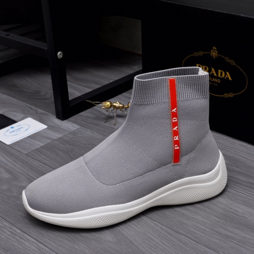 Replica Prada Boots For Men #1048339 $80.00 USD for Wholesale