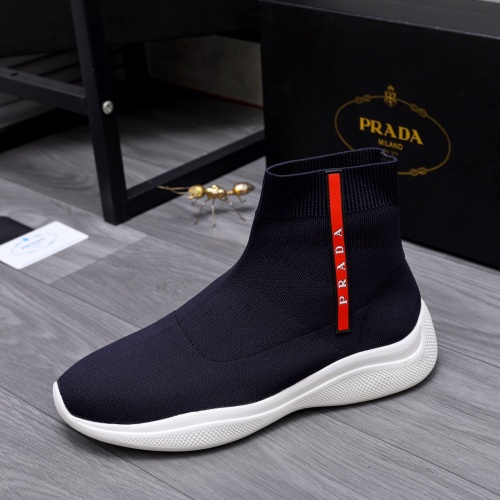 Replica Prada Boots For Men #1048341 $80.00 USD for Wholesale