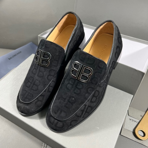 Replica Balenciaga Leather Shoes For Men #1048351 $115.00 USD for Wholesale