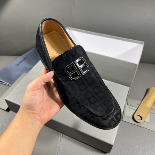Replica Balenciaga Leather Shoes For Men #1048351 $115.00 USD for Wholesale