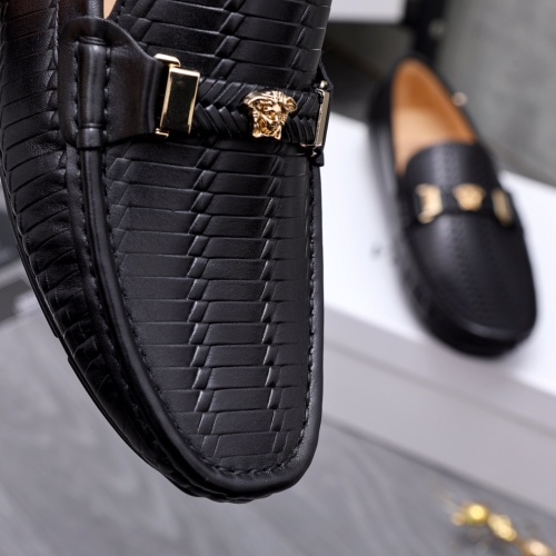 Replica Versace Leather Shoes For Men #1048468 $68.00 USD for Wholesale