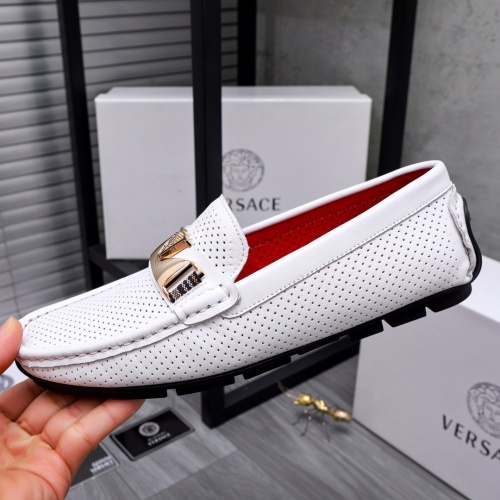 Replica Versace Leather Shoes For Men #1048469 $68.00 USD for Wholesale