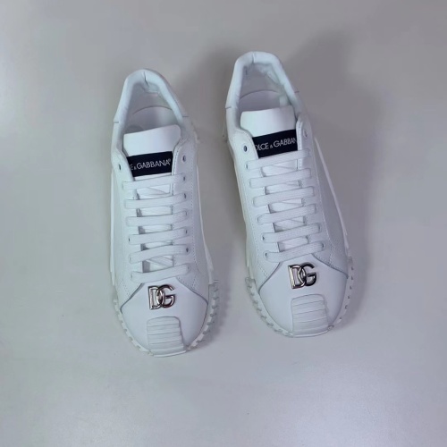 Replica Dolce & Gabbana D&G Casual Shoes For Women #1048495 $96.00 USD for Wholesale
