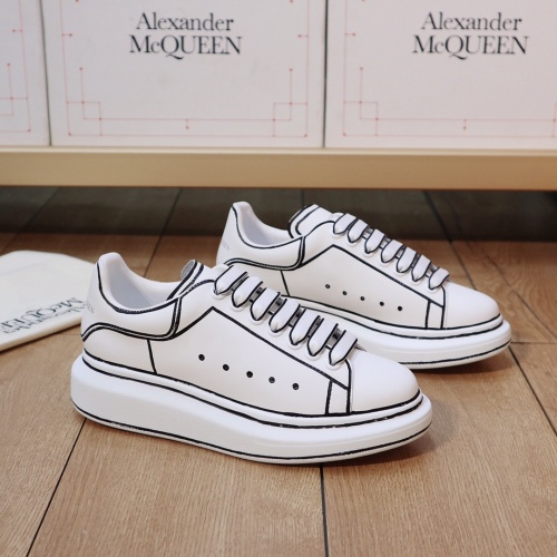 Replica Alexander McQueen Shoes For Men #1048498 $118.00 USD for Wholesale