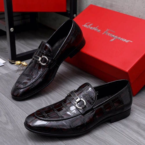 Salvatore Ferragamo Leather Shoes For Men #1048580
