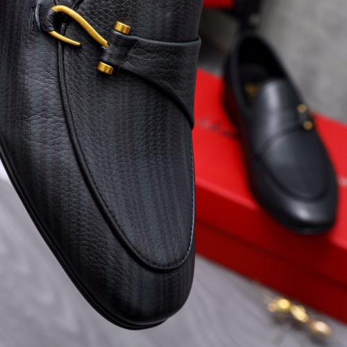 Replica Salvatore Ferragamo Leather Shoes For Men #1048582 $80.00 USD for Wholesale