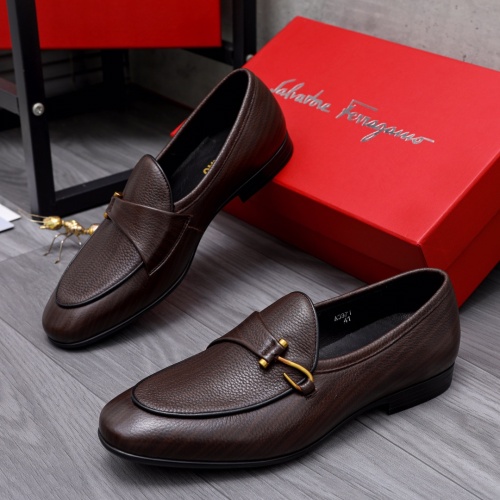 Salvatore Ferragamo Leather Shoes For Men #1048583