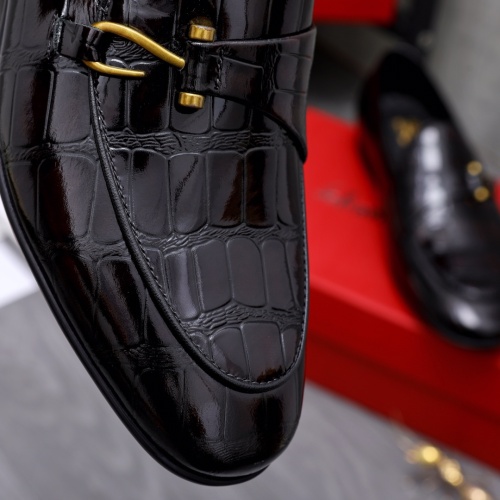 Replica Salvatore Ferragamo Leather Shoes For Men #1048592 $80.00 USD for Wholesale