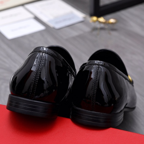 Replica Salvatore Ferragamo Leather Shoes For Men #1048593 $80.00 USD for Wholesale