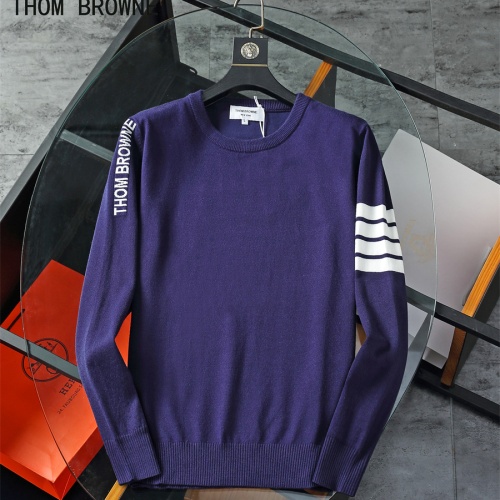 Thom Browne TB Sweaters Long Sleeved For Men #1048729 $42.00 USD, Wholesale Replica Thom Browne TB Sweaters