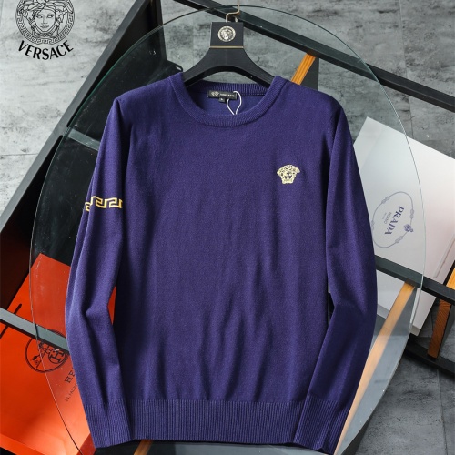 Versace Sweaters Long Sleeved For Men #1048733 $42.00 USD, Wholesale Replica Versace Sweaters