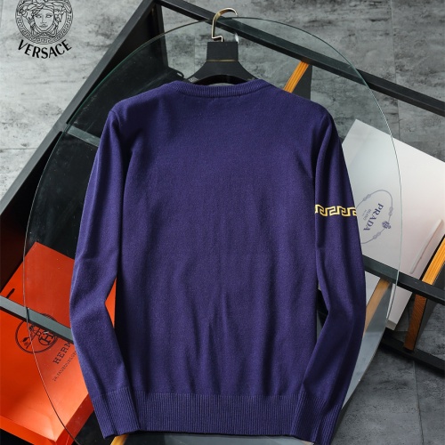 Replica Versace Sweaters Long Sleeved For Men #1048733 $42.00 USD for Wholesale