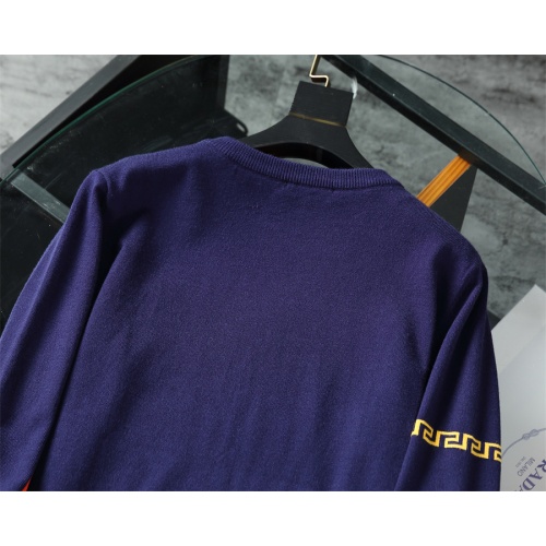 Replica Versace Sweaters Long Sleeved For Men #1048733 $42.00 USD for Wholesale
