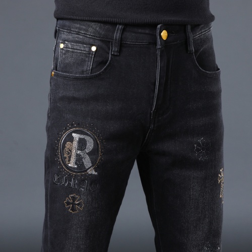 Replica Chrome Hearts Jeans For Men #1048759 $48.00 USD for Wholesale
