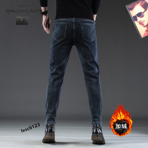Replica Balenciaga Jeans For Men #1048763 $48.00 USD for Wholesale