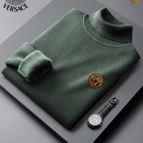 Versace Sweaters Long Sleeved For Men #1048814 $48.00 USD, Wholesale Replica Versace Sweaters