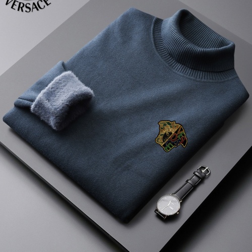 Versace Sweaters Long Sleeved For Men #1048827 $48.00 USD, Wholesale Replica Versace Sweaters
