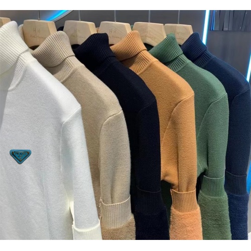 Replica Prada Sweater Long Sleeved For Men #1048834 $48.00 USD for Wholesale