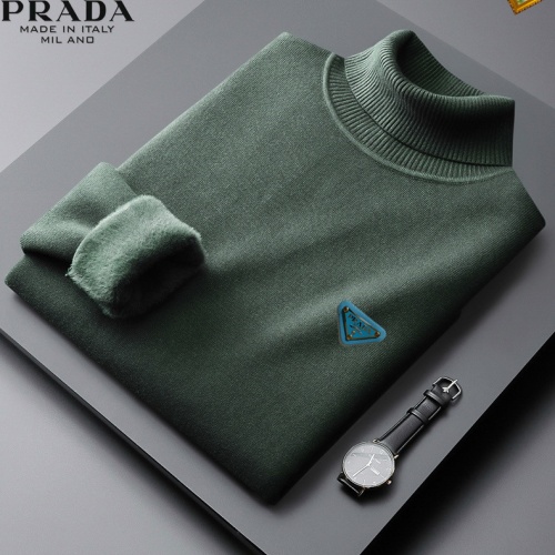 Prada Sweater Long Sleeved For Men #1048836 $48.00 USD, Wholesale Replica Prada Sweater